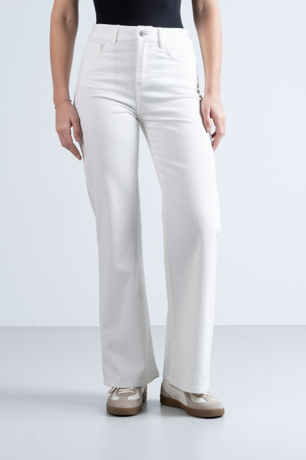 Vaquero ancho blanco 2