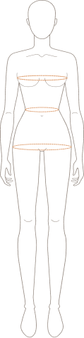 Figura orientativa medición talla